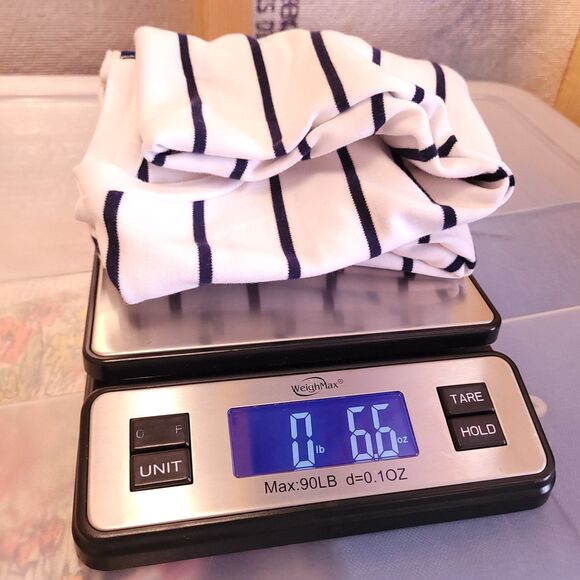 Polo Ralph Lauren T Shirt Mens Large Striped White, Navy Pony - Picture 11 of 11